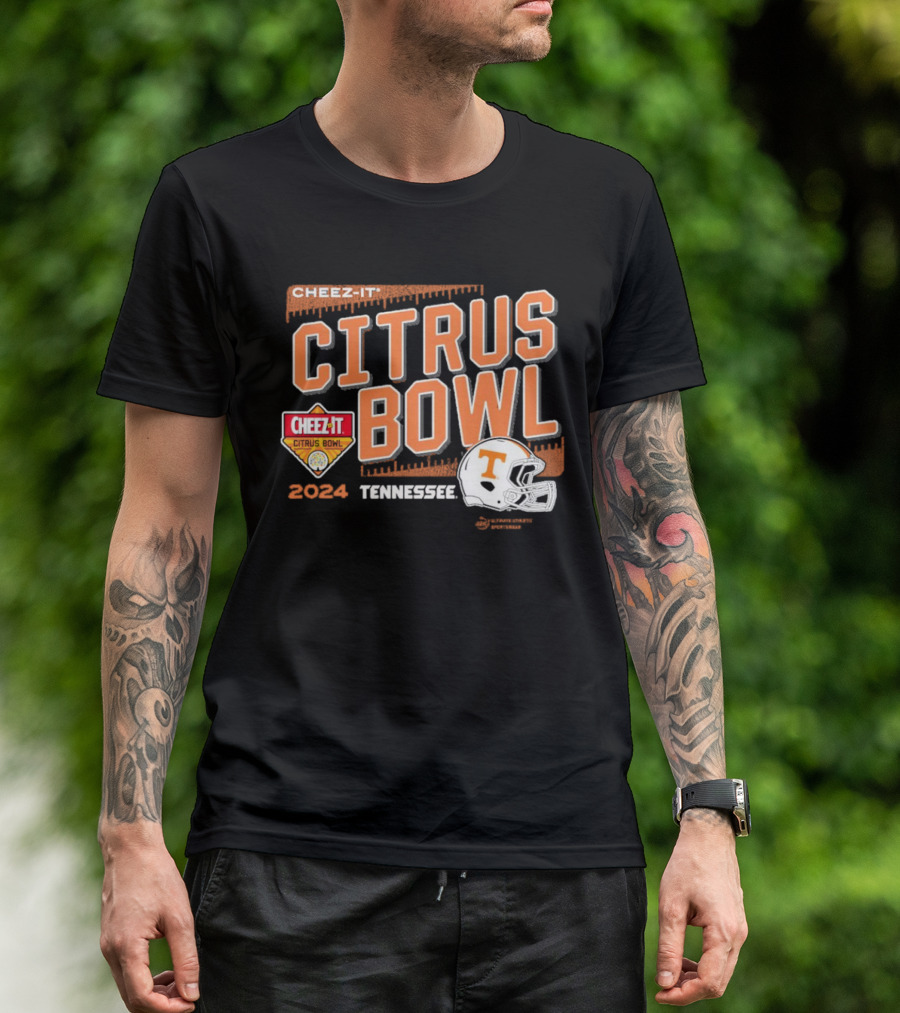 Cheez-It Citrus Bowl 2024 Tennessee Football Helmet T-Shirt