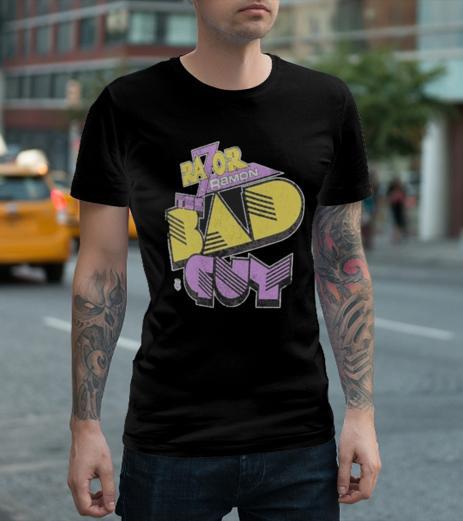 Razor Ramon The Bad Guy Ripple Junction T-Shirt