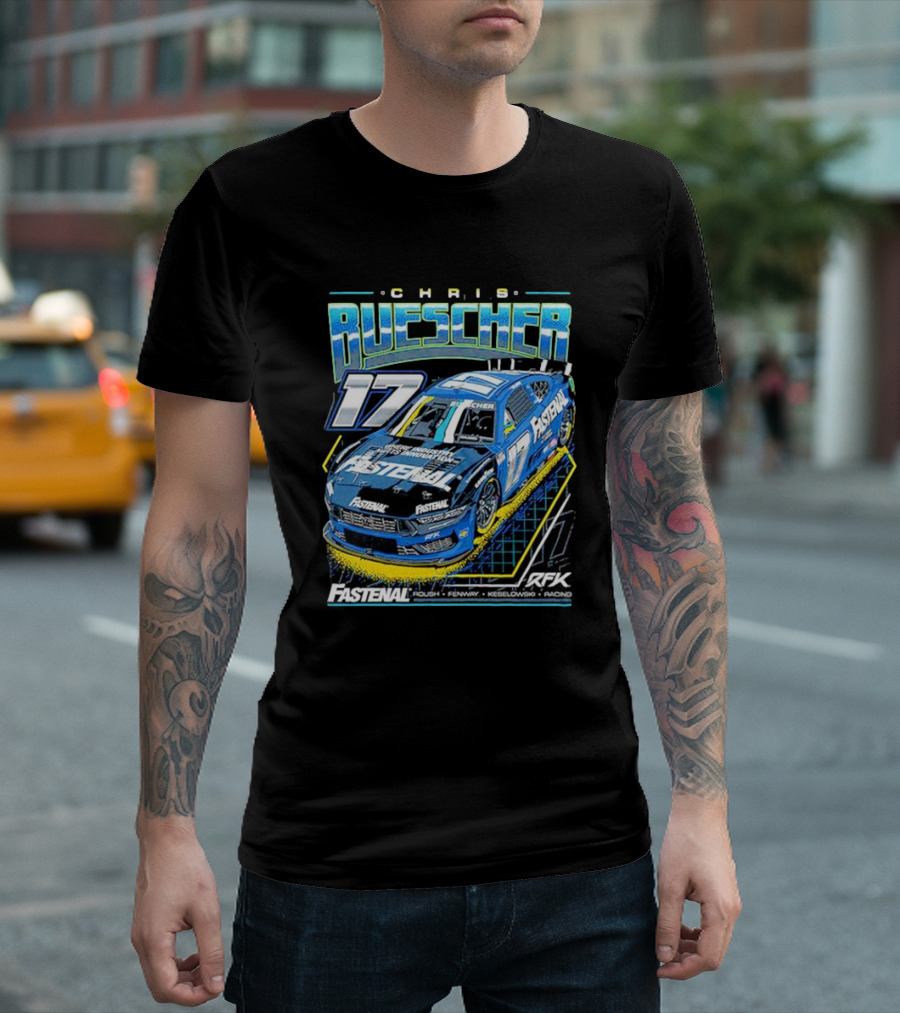 Chris Buescher 17 Fastenal RFK Racing Roush Fenway Keselowski T-Shirt