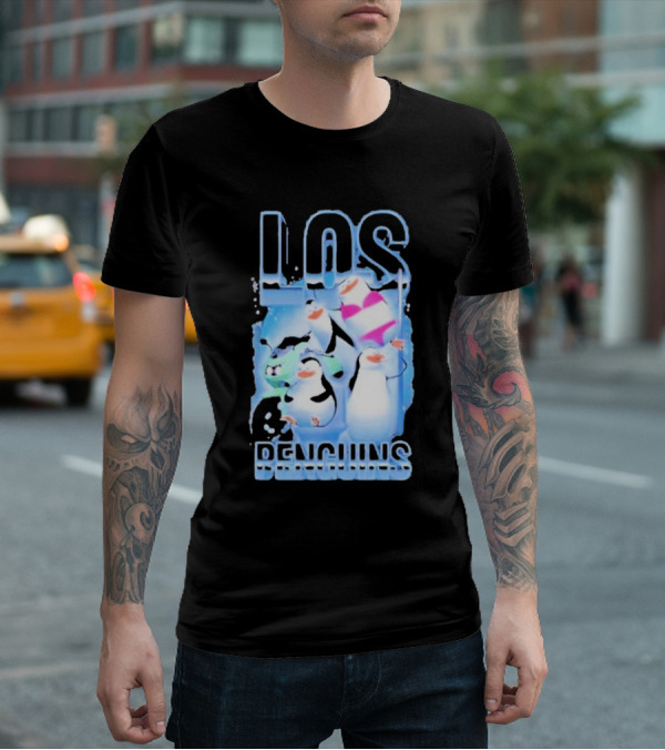 Los Penguins Animated Dancing Ice Party T-Shirt