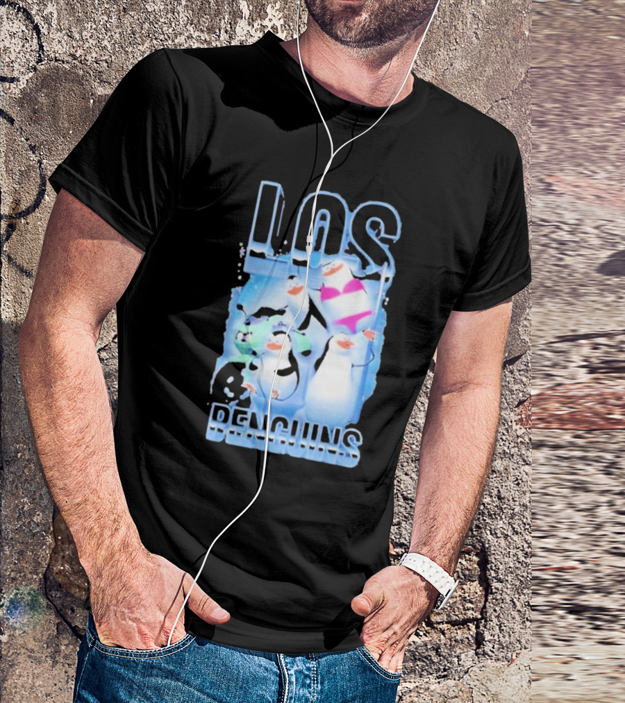 Los Penguins Animated Dancing Ice Party T-Shirt