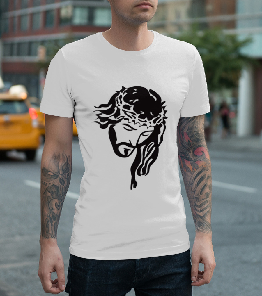 Jesus Christ Crown of Thorns Christian T-Shirt