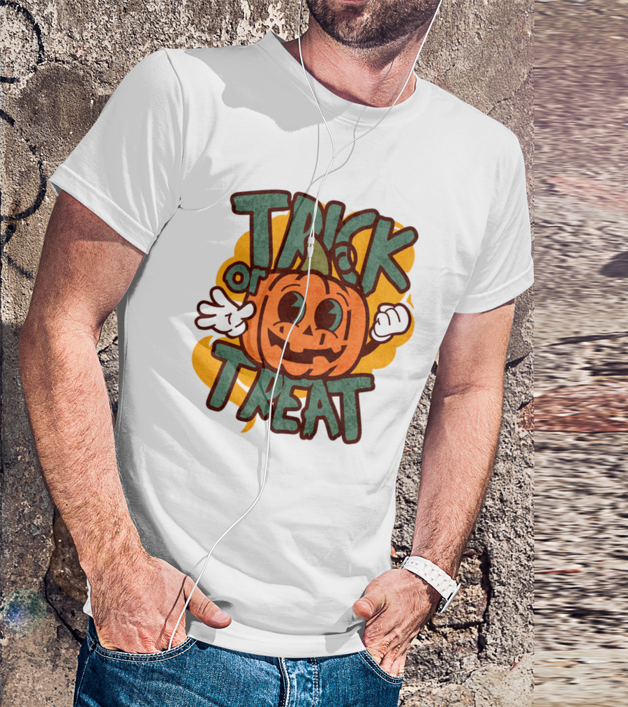 Trick Or Treat Pumpkin Character T-Shirt