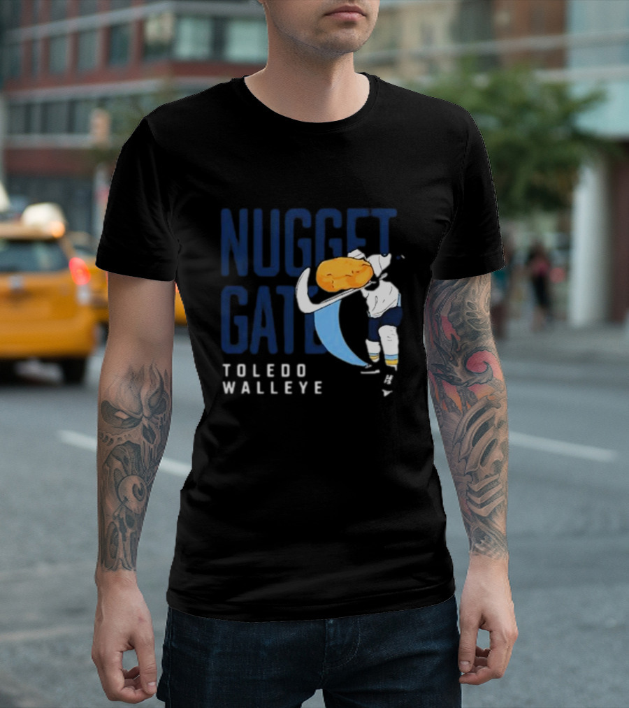 Nugget Gate Toledo Walleye Hockey Humor T-Shirt