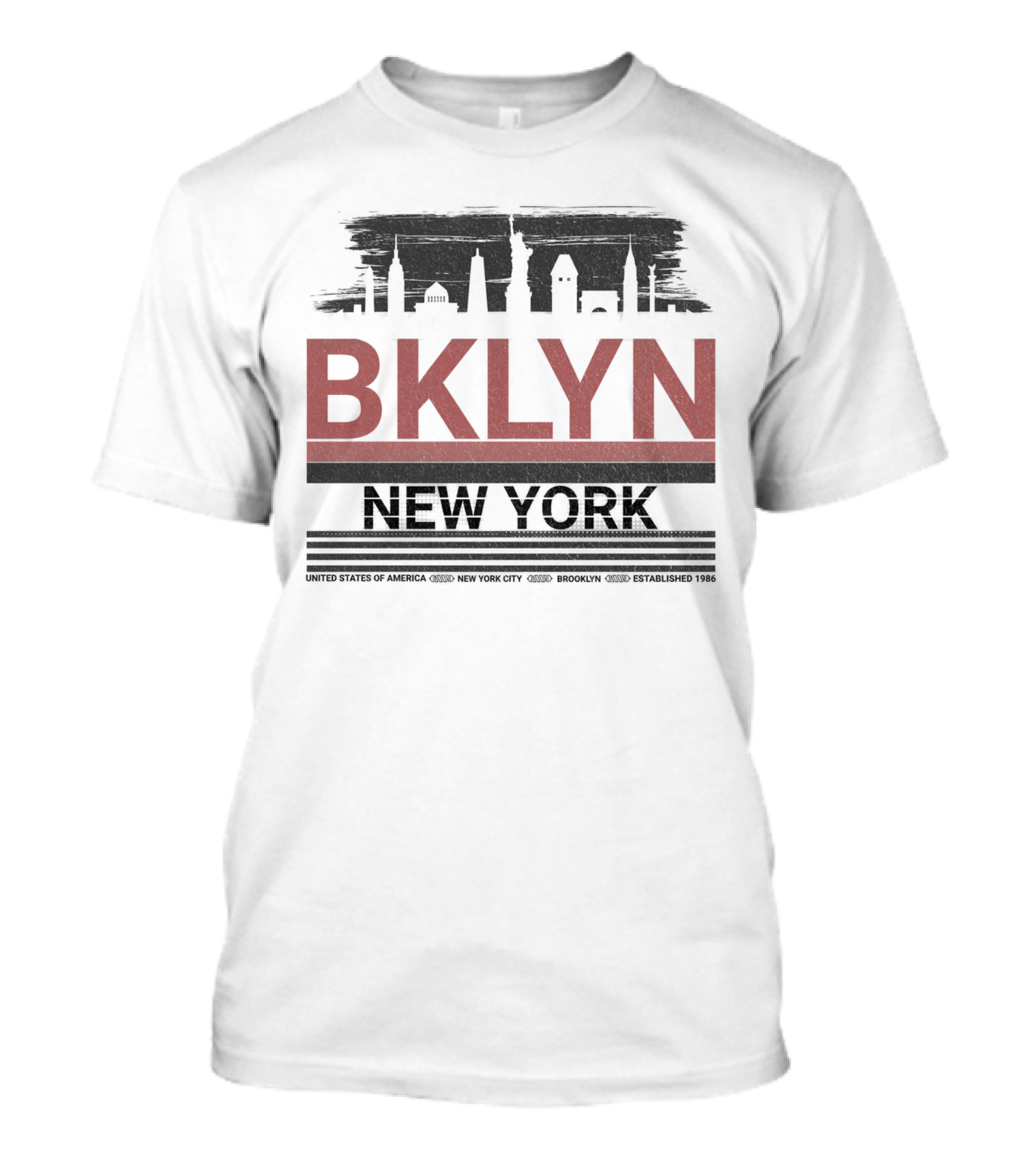 BKLYN New York United States Of America Est 1664 T-Shirt