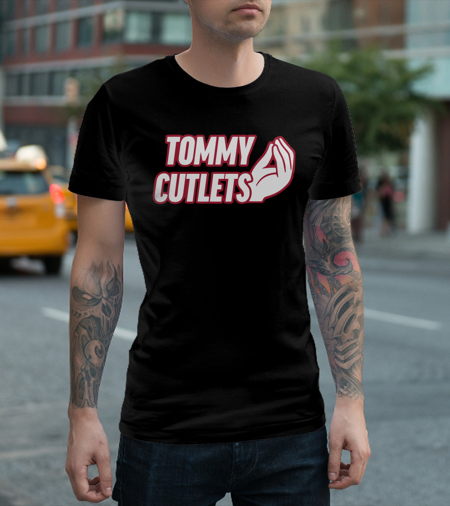 Tommy DeVito Tommy Cutlets Italian Gesture T-Shirt