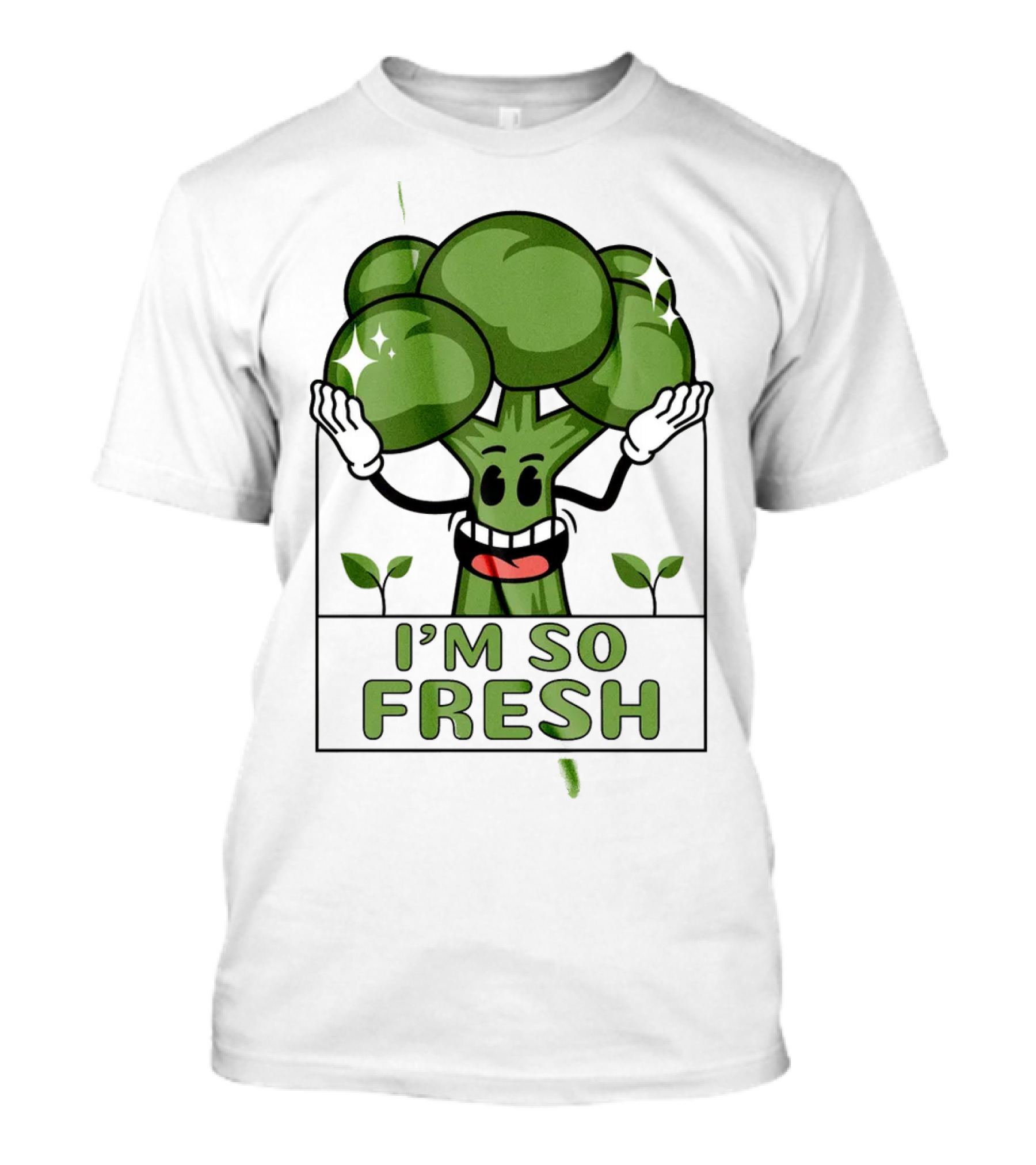 I'm So Fresh Broccoli Sparkle T-Shirt