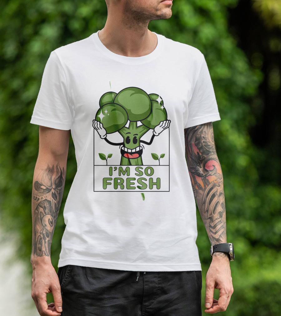 I'm So Fresh Broccoli Sparkle T-Shirt