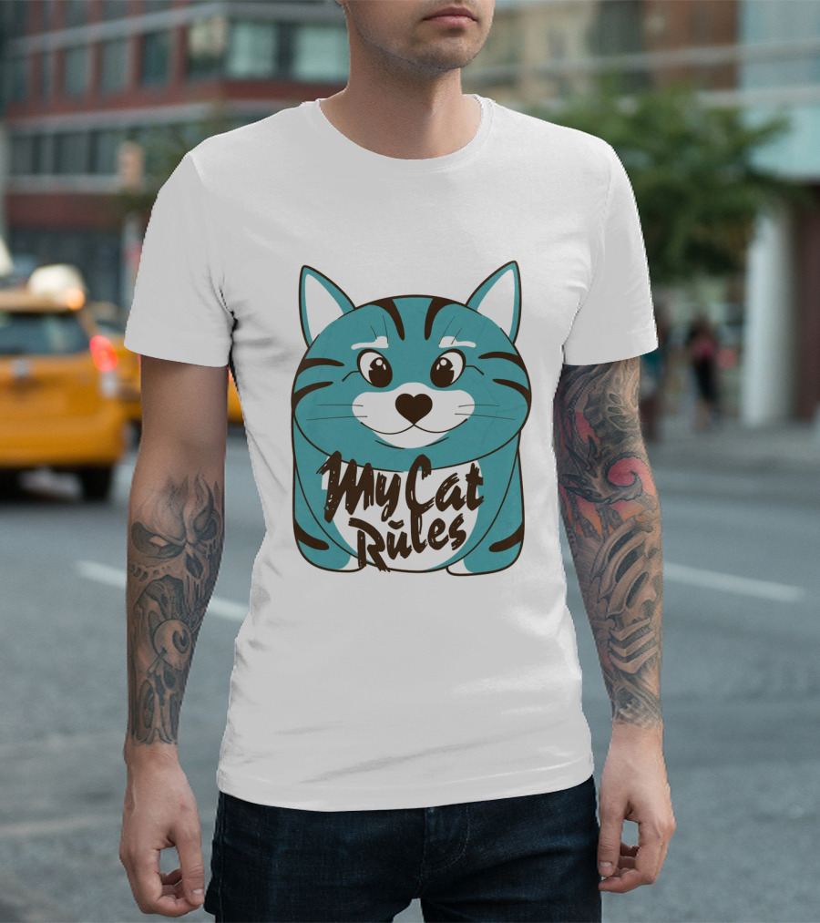 My Cat Rules Cute Animal T-Shirt