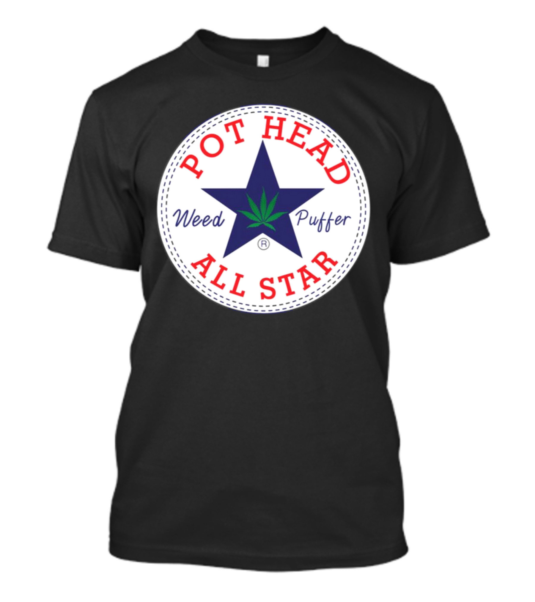 Pot Head Weed Puffer All Star T-Shirt
