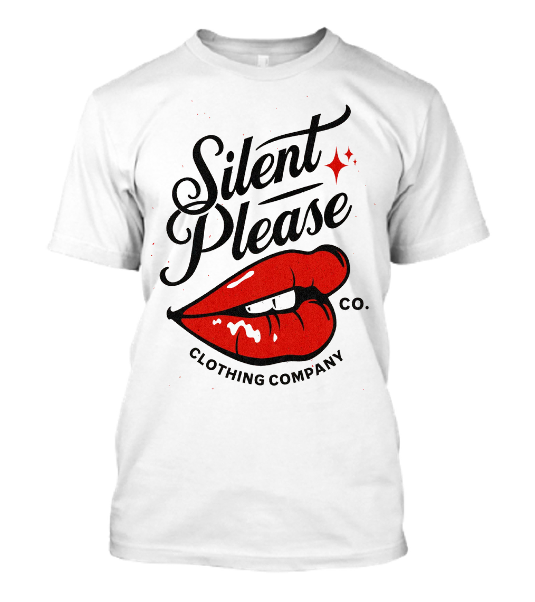 Silent Please Clothing Company Red Lip Co T-Shirt