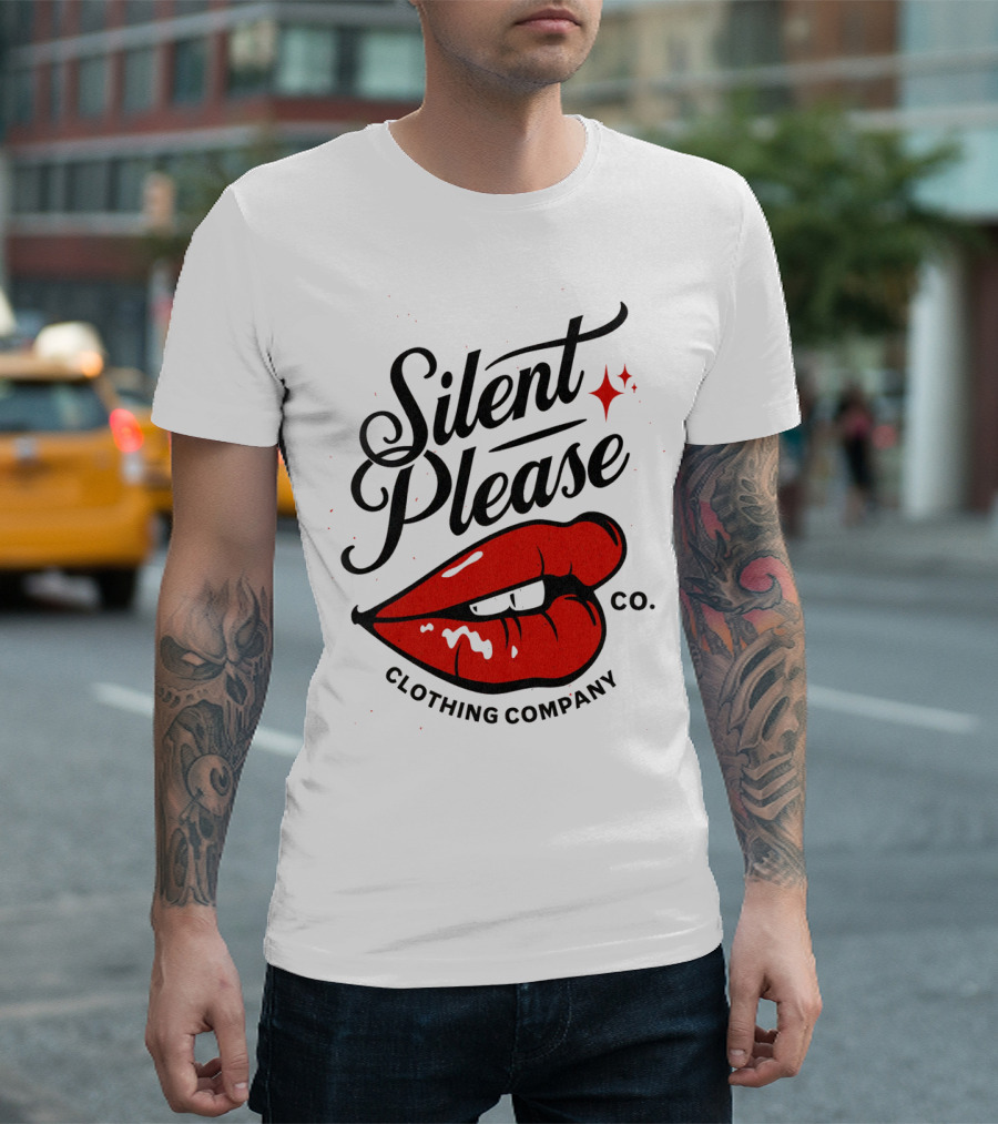 Silent Please Clothing Company Red Lip Co T-Shirt