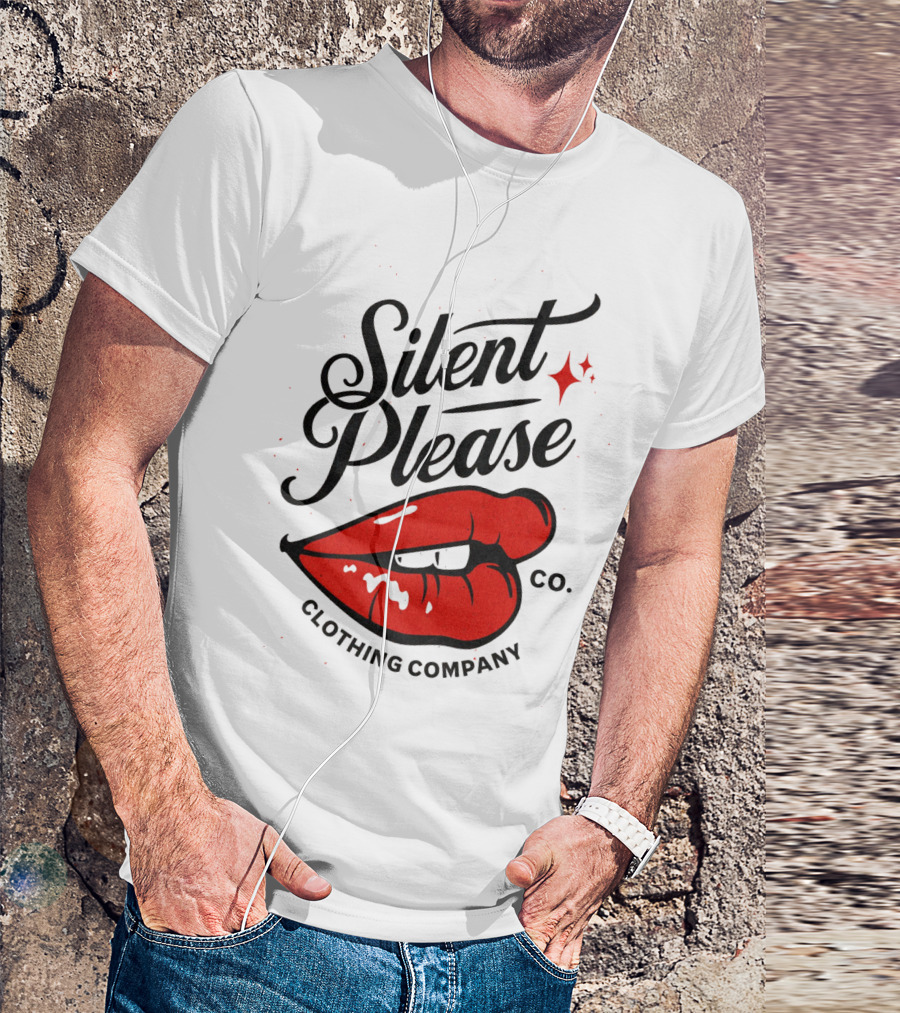 Silent Please Clothing Company Red Lip Co T-Shirt