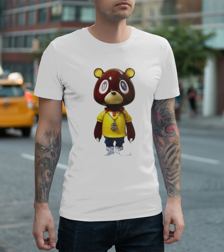 Takashi Murakami Kanye West Bear Figurine T-Shirt