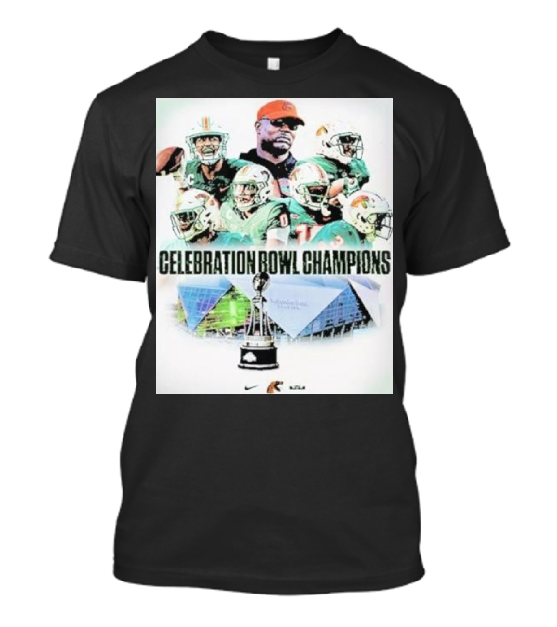 Congratulations Celebration Bowl Champions Florida AM Football Rattlers 2023-2024 Season Our Time T-Shirt