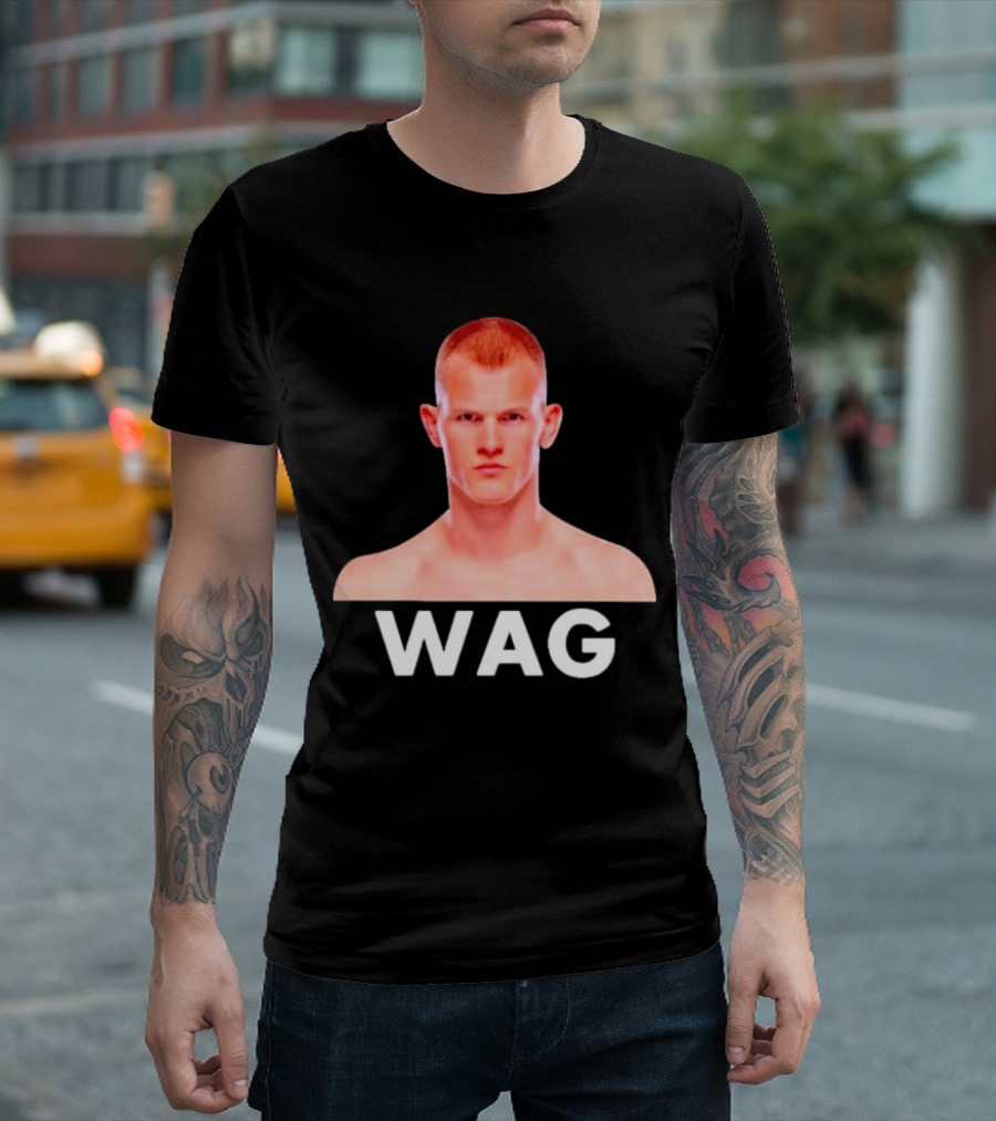 WAG Ian Machado Garry Fighter Image T-Shirt