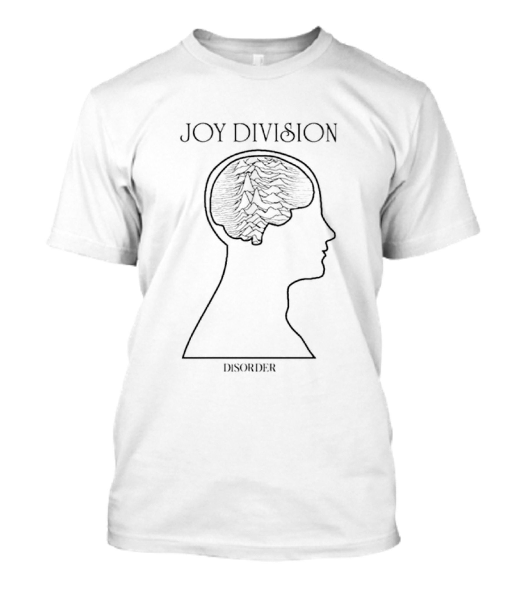 Joy Division Unknown Pleasures Silhouette Disorder T-Shirt