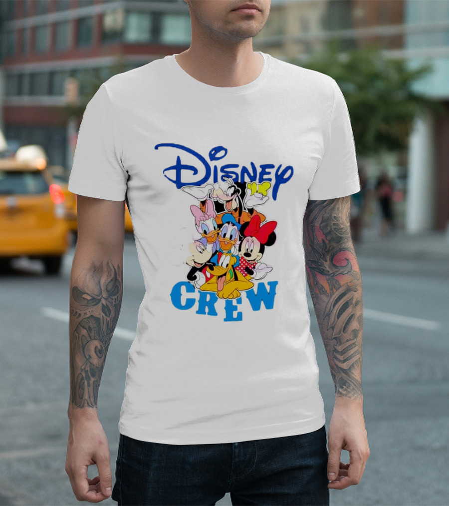 Disney Crew Mickey and Friends Group T-Shirt