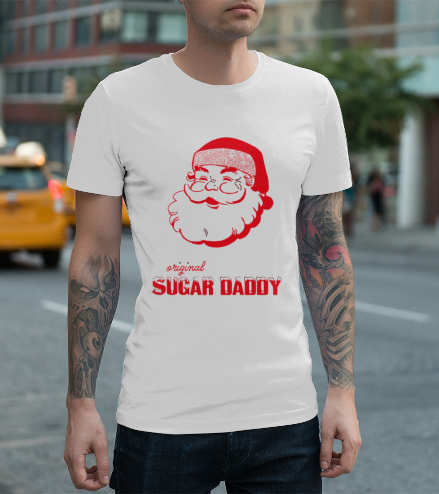 Original Sugar Daddy Santa Christmas T-Shirt
