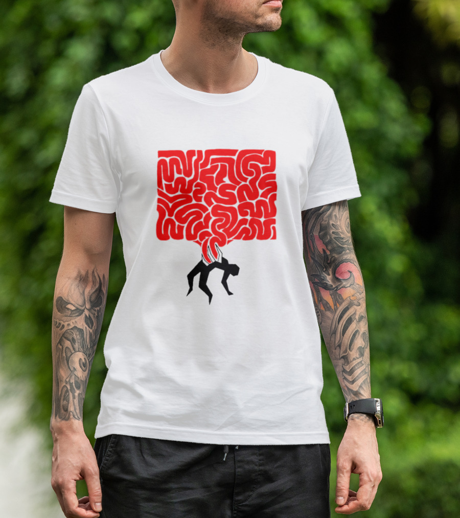 My Body Betrayed Me Red Maze Burden T-Shirt
