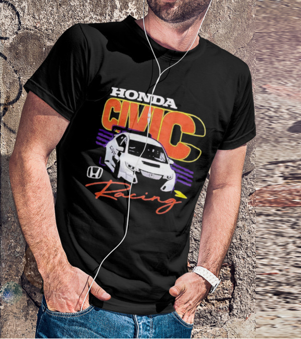 Honda Civic Racing Racecar T-Shirt