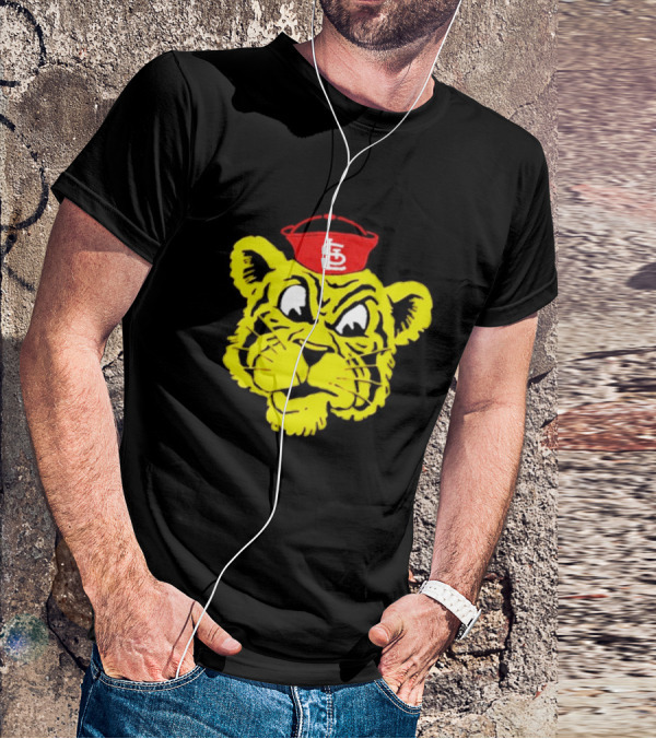 STL Hat Worn By Mizzou Tiger Drawing T-Shirt