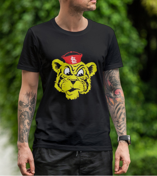 STL Hat Worn By Mizzou Tiger Drawing T-Shirt