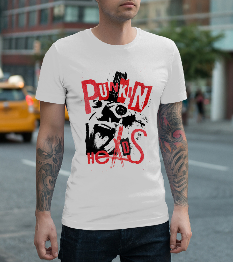Punkin' Heads Horror Mask Graffiti T-Shirt