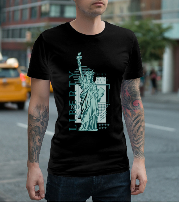 Liberty New York City Statue Of Liberty T-Shirt