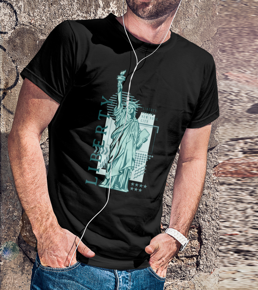 Liberty New York City Statue Of Liberty T-Shirt