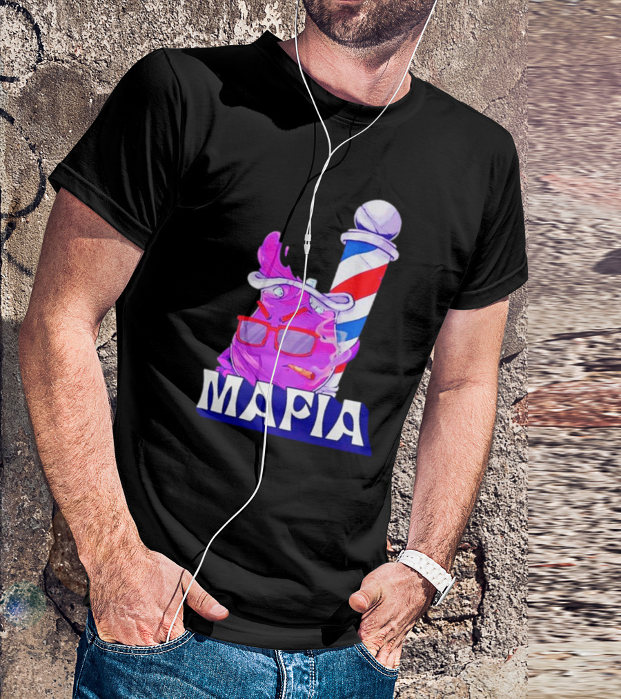 Cool Aiid Mafia Purple Barber Pole T-Shirt