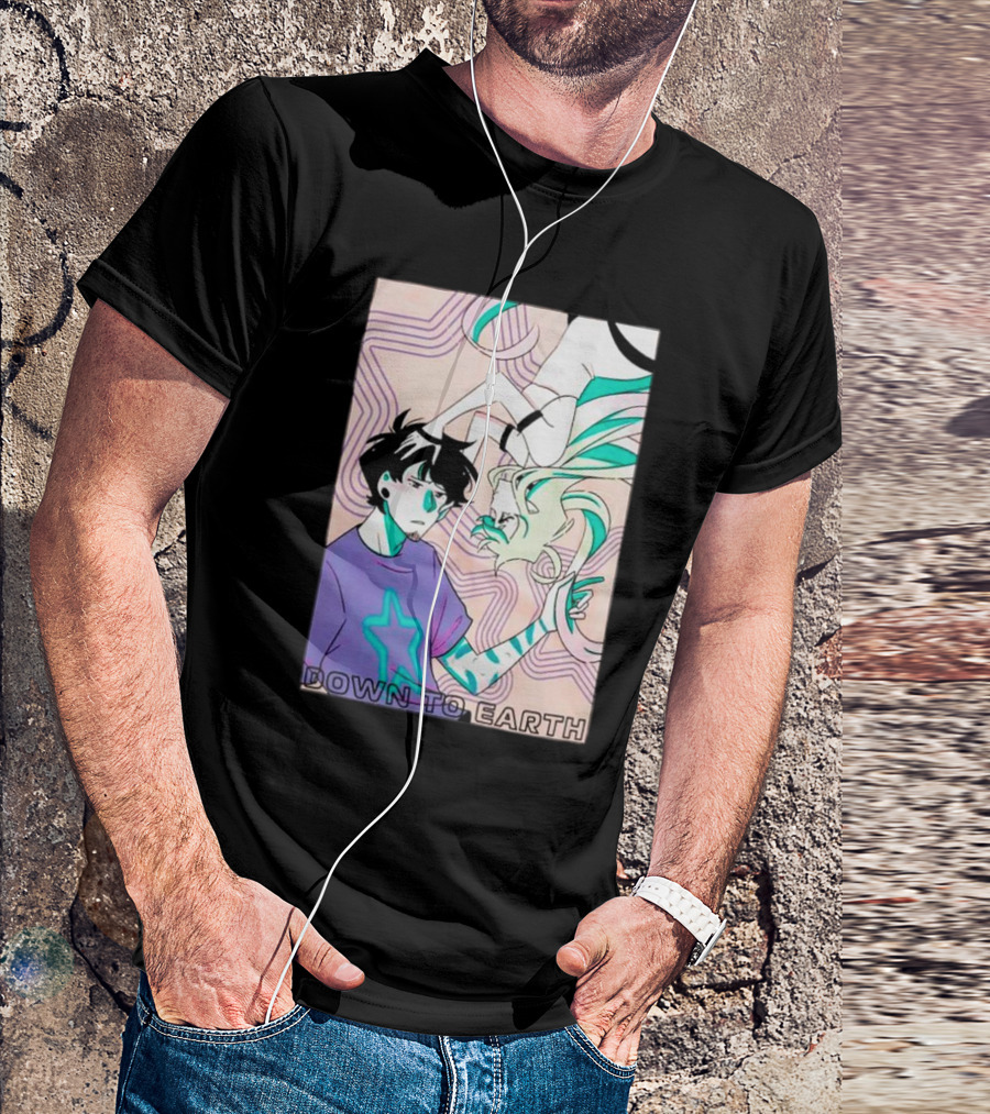 Down To Earth Star Duo Pastel Connection T-Shirt