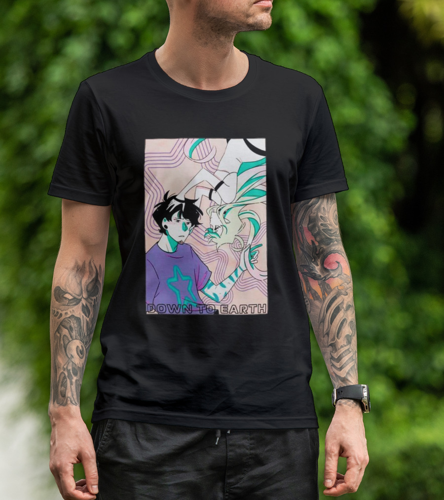 Down To Earth Star Duo Pastel Connection T-Shirt