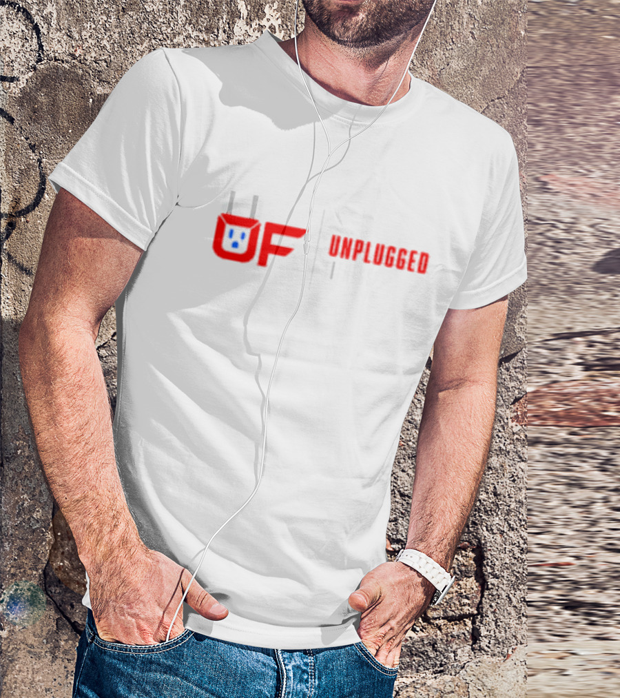 UF Unplugged Fitness Barbell T-Shirt