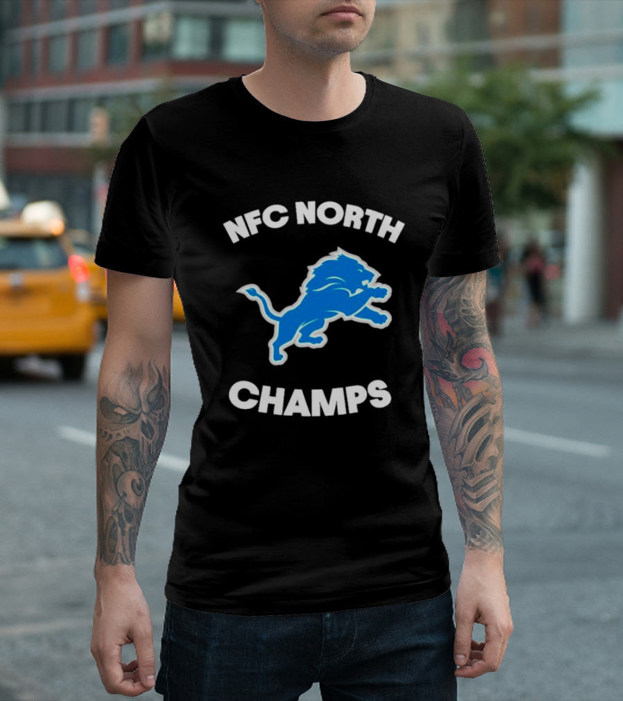 Detroit Lions NFC North Champs T-Shirt