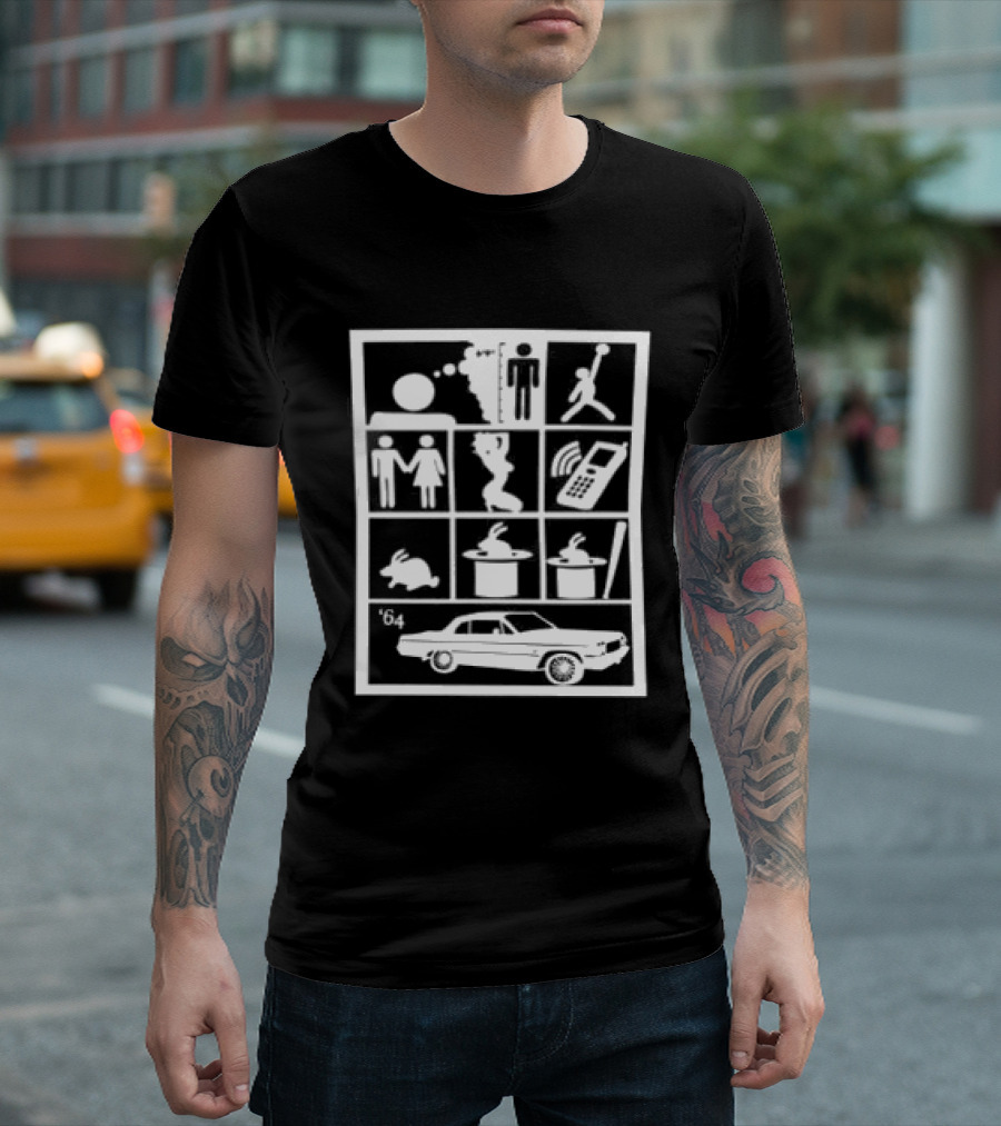 I Wish I Was A Baller '94 Car Iconic Style Life Symbols T-Shirt