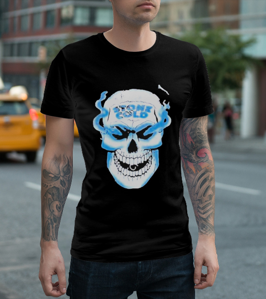 Stone Cold Steve Austin Skull T-Shirt