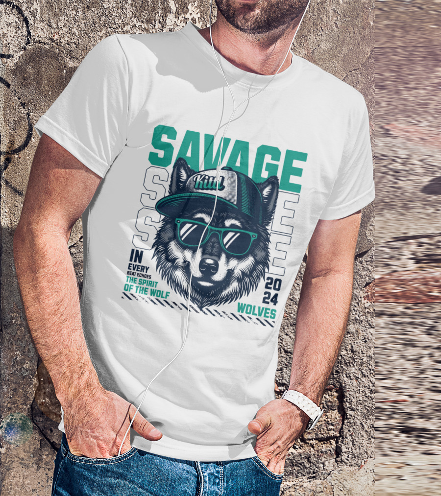 SAVAGE Wolves Spirit Of The Wolf T-Shirt