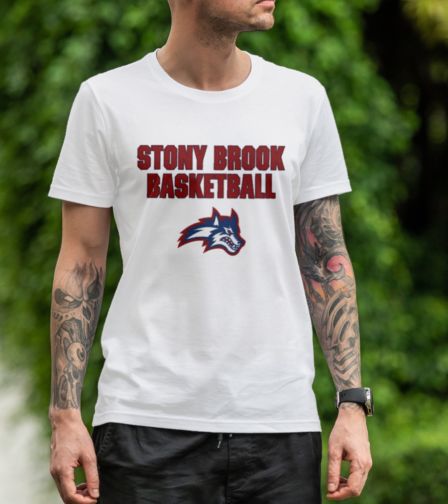Stony Brook Basketball Seawolves Team T-Shirt