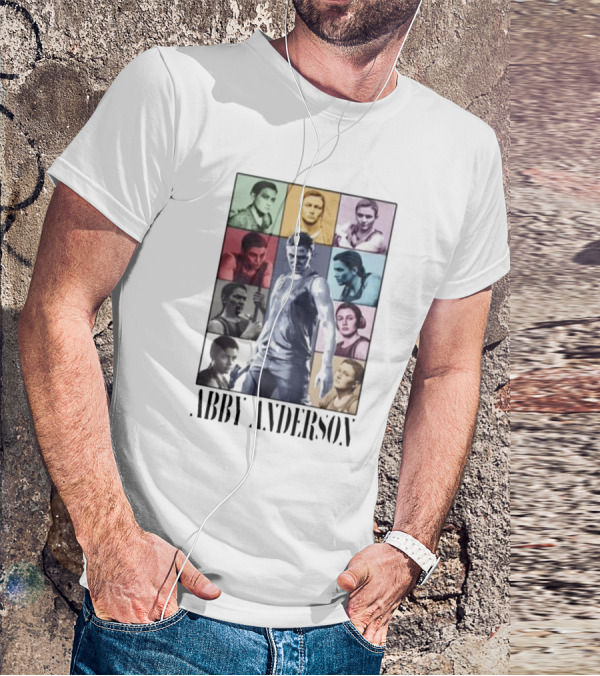 Abby Anderson Iconic Character Portrait Collage T-Shirt