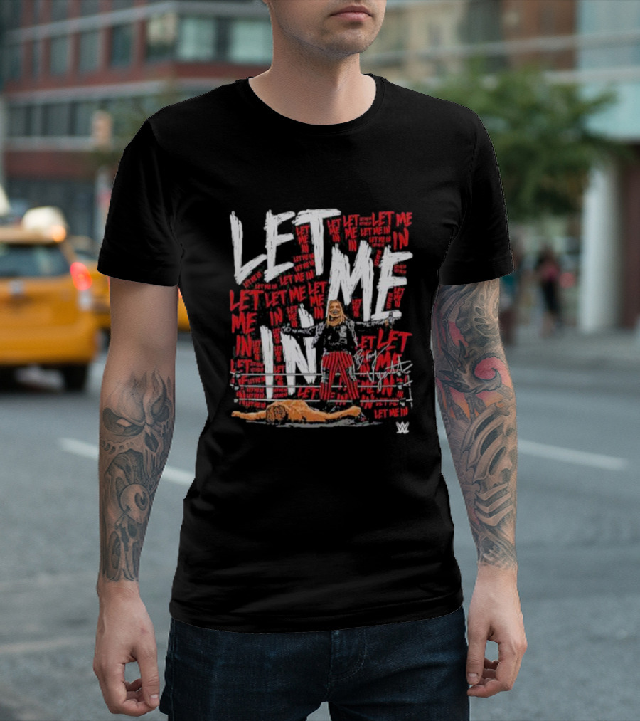 Bray Wyatt WWE Let Me In 500 Level Repeat T-Shirt