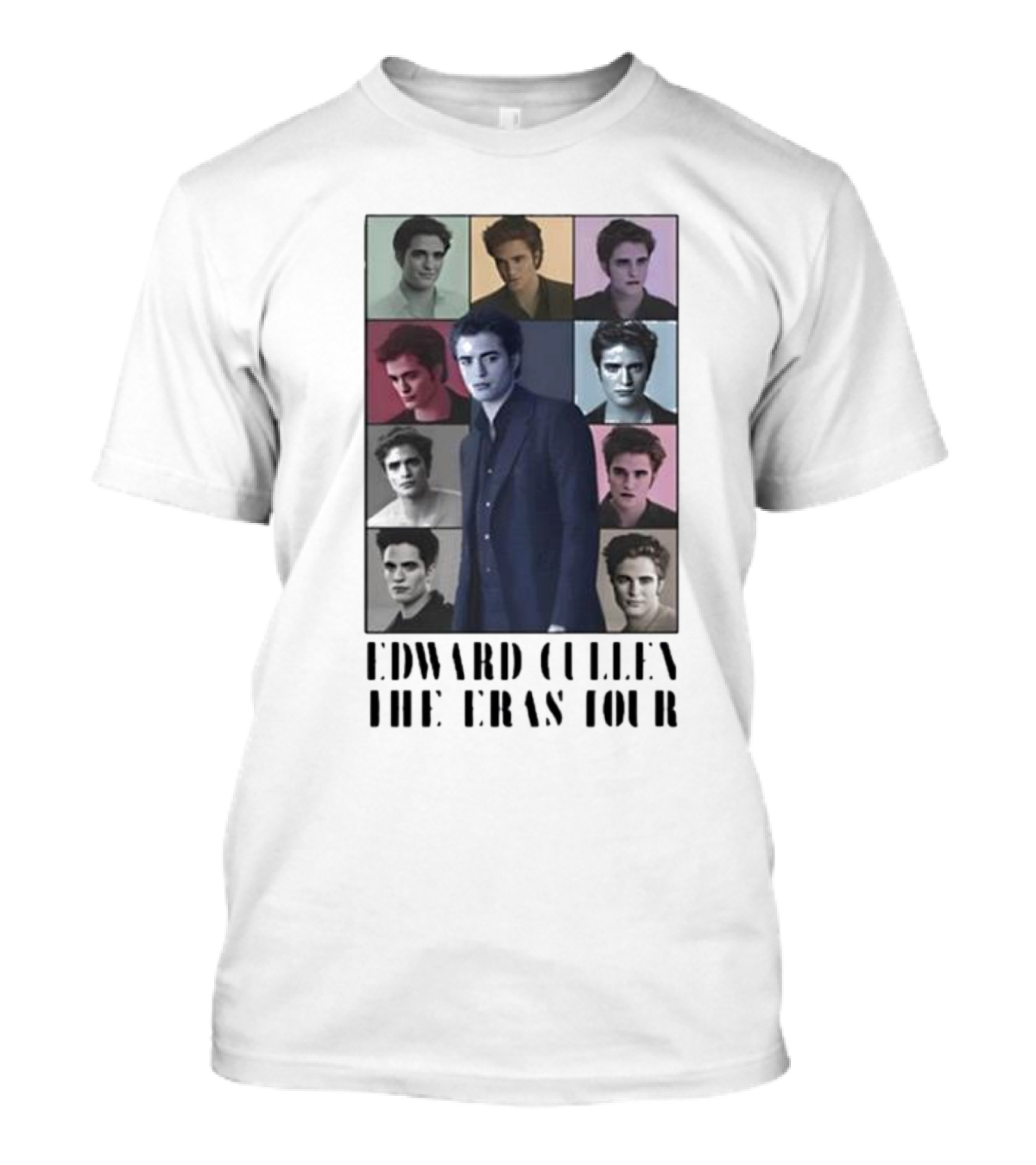 Edward Cullen The Eras Tour Twilight Series Collage T-Shirt
