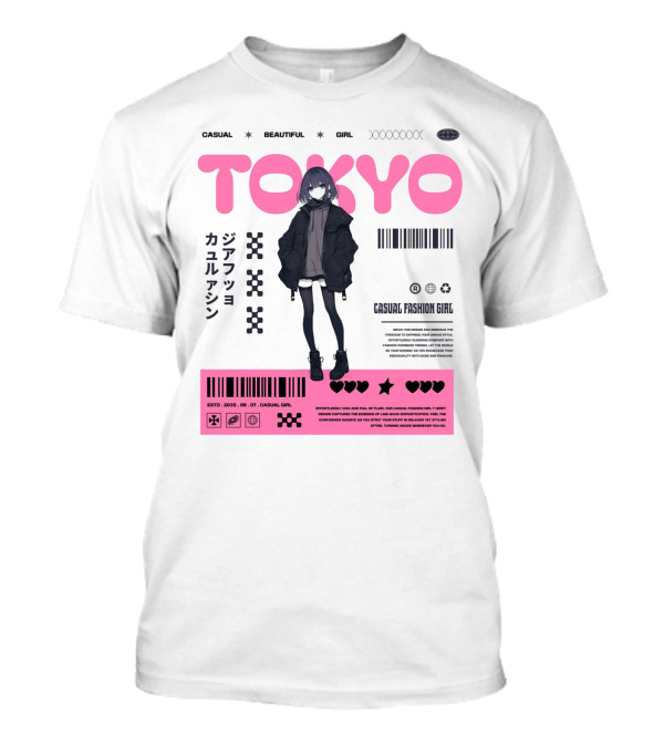 TOKYO Casual Beautiful Girl 2035 T-Shirt