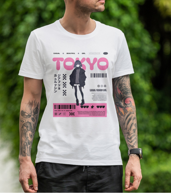 TOKYO Casual Beautiful Girl 2035 T-Shirt