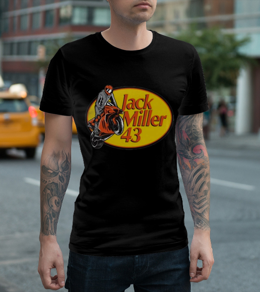 Jack Miller 43 Motorcycle Rider Iconic Racing T-Shirt