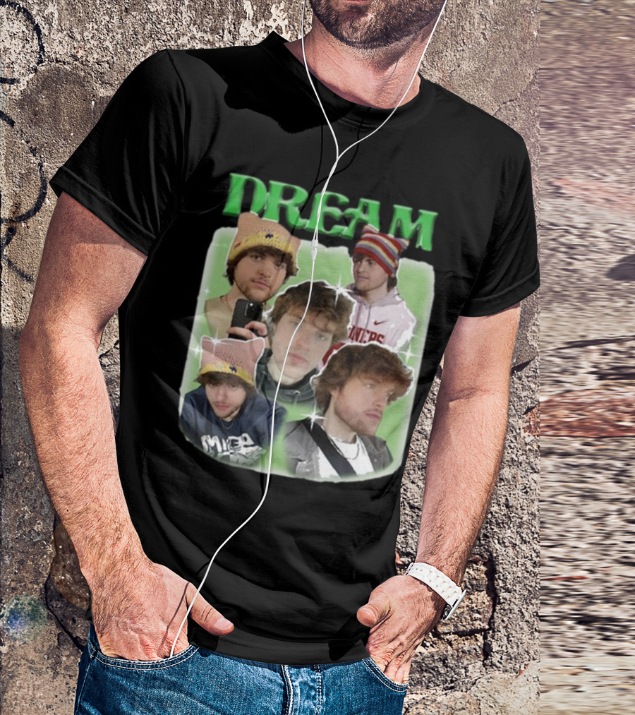 Dream Dreamwastaken Collage Hat Hoodie Star Glow T-Shirt