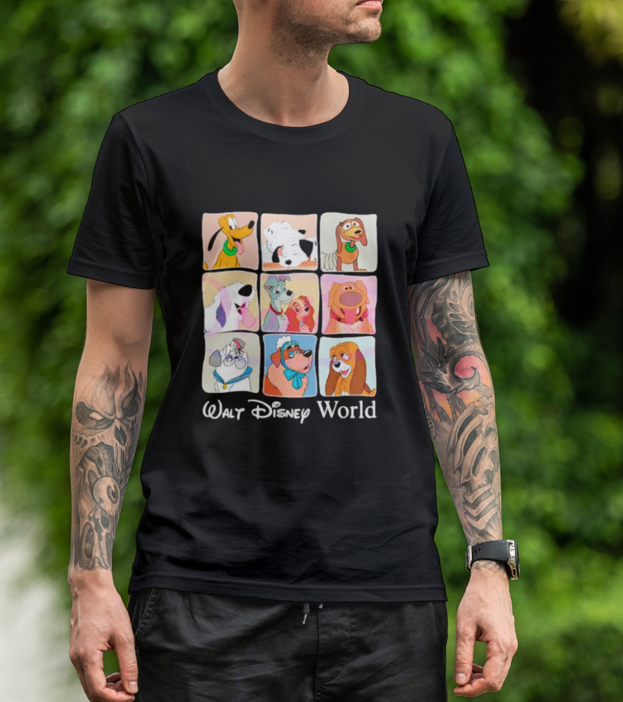 Walt Disney World Disney Dogs Iconic Characters T-Shirt