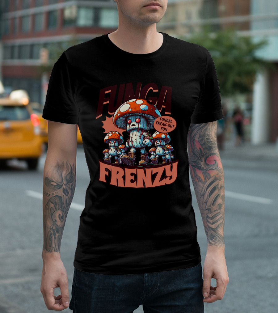 Fungal Frenzy Fungal Freak-Out Fun T-Shirt