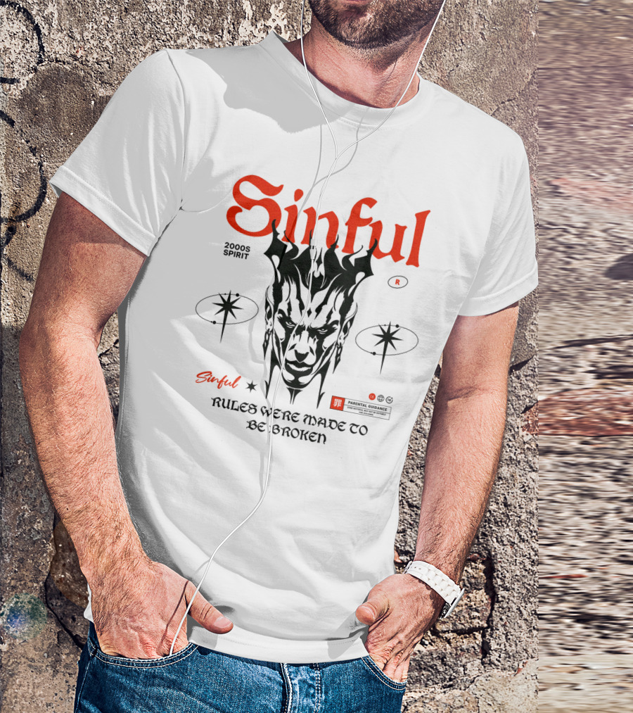 Sinful 2000s Spirit Rules Were Made To Be Broken Parental Guidance T-Shirt