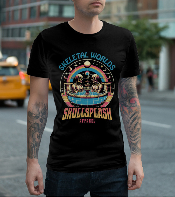 Skeletal Worlds SkullSplash T-Shirt